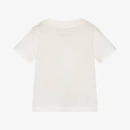 Stella McCartney Kids-Little Girls Ivory Ice Cream Tee | Childrensalon Outlet