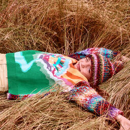 Stella McCartney Kids-Разноцветный вязаный свитер | Childrensalon Outlet