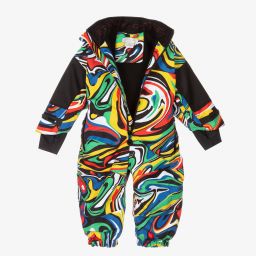 Stella McCartney Kids-أوفرول للثلج مبطن بطبعة ملونة للأطفال | Childrensalon Outlet