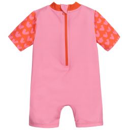Stella McCartney Kids-Pink Flamingo Swimsuit (UPF50+) | Childrensalon Outlet