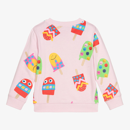 Stella McCartney Kids-Розовый свитшот из органического хлопка | Childrensalon Outlet