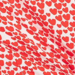 Stella McCartney Kids-Red Heart Viscose Blouse | Childrensalon Outlet