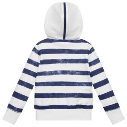 Stella McCartney Kids-Skull Cotton Zip-Up Hoodie | Childrensalon Outlet