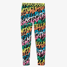 Stella McCartney Kids-Черные легинсы для подростков (UPF50+) | Childrensalon Outlet