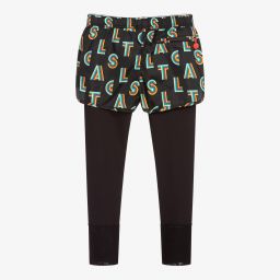 Stella McCartney Kids-Шорты и легинсы черного цвета для подростков | Childrensalon Outlet