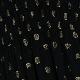 Stella McCartney Kids-Teen Black Silk Chiffon Dress | Childrensalon Outlet