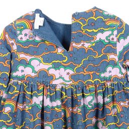 Stella McCartney Kids-Teen Blue Cloud Denim Dress | Childrensalon Outlet