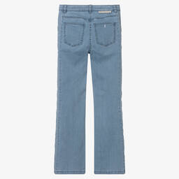 Stella McCartney Kids-Синие джинсы-клеш для подростков | Childrensalon Outlet