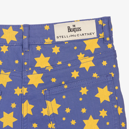 Stella McCartney Kids-Teen Blue Get Back Shorts | Childrensalon Outlet
