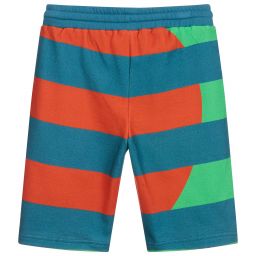 Stella McCartney Kids-Teen Blue Striped Shorts | Childrensalon Outlet