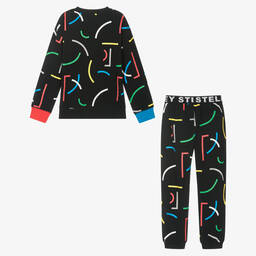Stella McCartney Kids-Черный спортивный костюм для мальчиков-подростков | Childrensalon Outlet