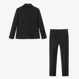 Stella McCartney Kids-Teen Boys Black Wool Blend Suit | Childrensalon Outlet