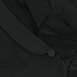 Stella McCartney Kids-Teen Boys Black Wool Blend Suit | Childrensalon Outlet