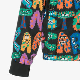 Stella McCartney Kids-جاكيت بسحّاب لون أسود تينز ولادي | Childrensalon Outlet