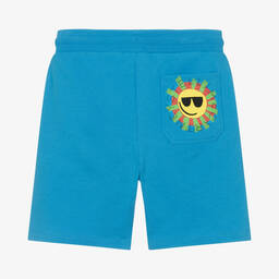 Stella McCartney Kids-Голубые шорты из хлопкового джерси для мальчиков-подростков | Childrensalon Outlet