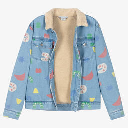 Stella McCartney Kids-Голубая джинсовая куртка | Childrensalon Outlet