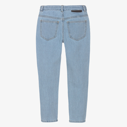 Stella McCartney Kids-Синие узкие джинсы для мальчиков-подростков | Childrensalon Outlet