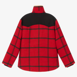 Stella McCartney Kids-Флисовая куртка в клетку | Childrensalon Outlet