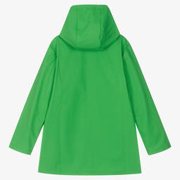 Stella McCartney Kids-Teen Boys Green Monkey Print Raincoat | Childrensalon Outlet