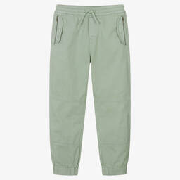 Stella McCartney Kids-Зеленые брюки из органического хлопка | Childrensalon Outlet