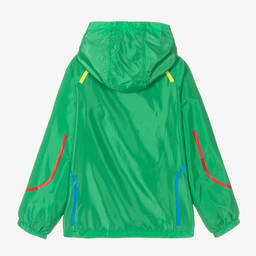 Stella McCartney Kids-Зеленая куртка на молнии для мальчиков-подростков | Childrensalon Outlet