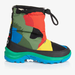 Stella McCartney Kids-Teen Boys Multicolour Patterned Snowboots | Childrensalon Outlet