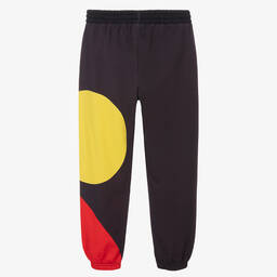 Stella McCartney Kids-جوغرز تينز ولادي قطن عضوي لون أسود | Childrensalon Outlet