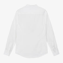 Stella McCartney Kids-Teen Boys White Organic Cotton Shirt | Childrensalon Outlet