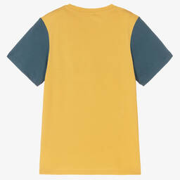 Stella McCartney Kids-Teen Boys Yellow Cotton T-Shirt | Childrensalon Outlet