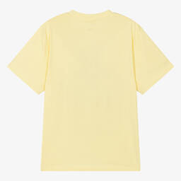 Stella McCartney Kids-Teen Boys Yellow Organic Cotton Aloha T-Shirt | Childrensalon Outlet