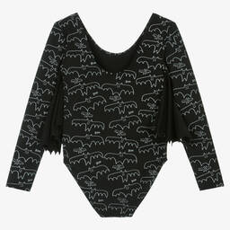 Stella McCartney Kids-أوفرول بادي تينز بناتي لون أسود | Childrensalon Outlet