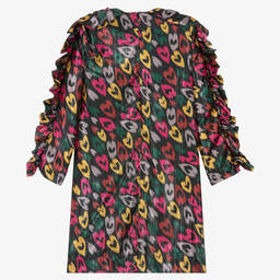 Stella McCartney Kids-Teen Girls Black Abstract Heart Dress | Childrensalon Outlet