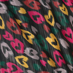 Stella McCartney Kids-Teen Girls Black Abstract Heart Dress | Childrensalon Outlet