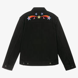 Stella McCartney Kids-Teen Girls Black Denim Jacket | Childrensalon Outlet