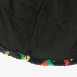 Stella McCartney Kids-Черная шуба из искусственного меха для девочек-подростков | Childrensalon Outlet