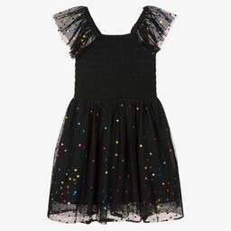Stella McCartney Kids-Teen Girls Black Sequin Dress | Childrensalon Outlet