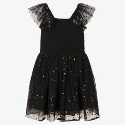 Stella McCartney Kids-Teen Girls Black Sequin Dress | Childrensalon Outlet