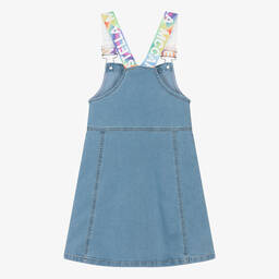 Stella McCartney Kids-Teen Girls Blue Denim Pinafore Dress | Childrensalon Outlet