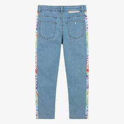 Stella McCartney Kids-Teen Girls Blue Denim Slim-Fit Jeans | Childrensalon Outlet