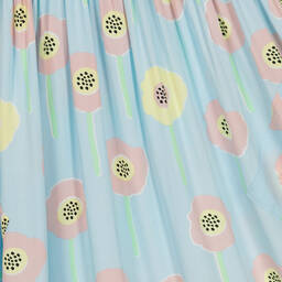 Stella McCartney Kids-Teen Girls Blue Floral Viscose Dress | Childrensalon Outlet