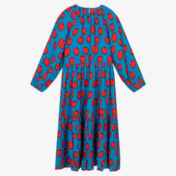 Stella McCartney Kids-Голубое платье из вискозы для девочек-подростков | Childrensalon Outlet