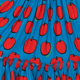 Stella McCartney Kids-Голубая юбка из вискозы для девочек-подростков | Childrensalon Outlet