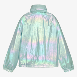 Stella McCartney Kids-Голубая куртка на молнии для девочек-подростков | Childrensalon Outlet