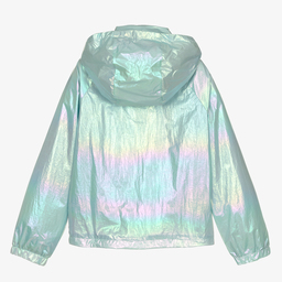 Stella McCartney Kids-Голубая куртка на молнии для девочек-подростков | Childrensalon Outlet