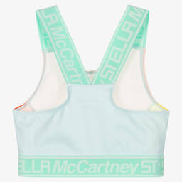 Stella McCartney Kids-Teen Girls Colourblock Crop Top | Childrensalon Outlet