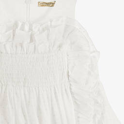 Stella McCartney Kids-Teen Girls Ivory Cotton Dress | Childrensalon Outlet