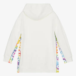 Stella McCartney Kids-Teen Girls Ivory Cotton Hoodie Dress | Childrensalon Outlet