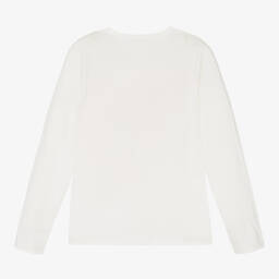 Stella McCartney Kids-Teen Girls Ivory Cotton Unicorn Top | Childrensalon Outlet