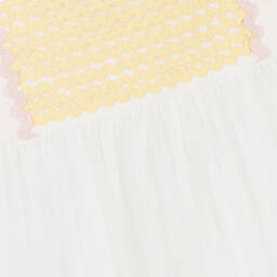 Stella McCartney Kids-Teen Girls Ivory Organza Dress | Childrensalon Outlet