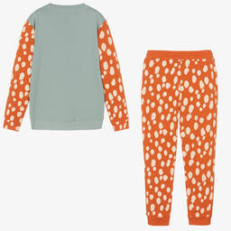 Stella McCartney Kids-Оранжевый спортивный костюм | Childrensalon Outlet